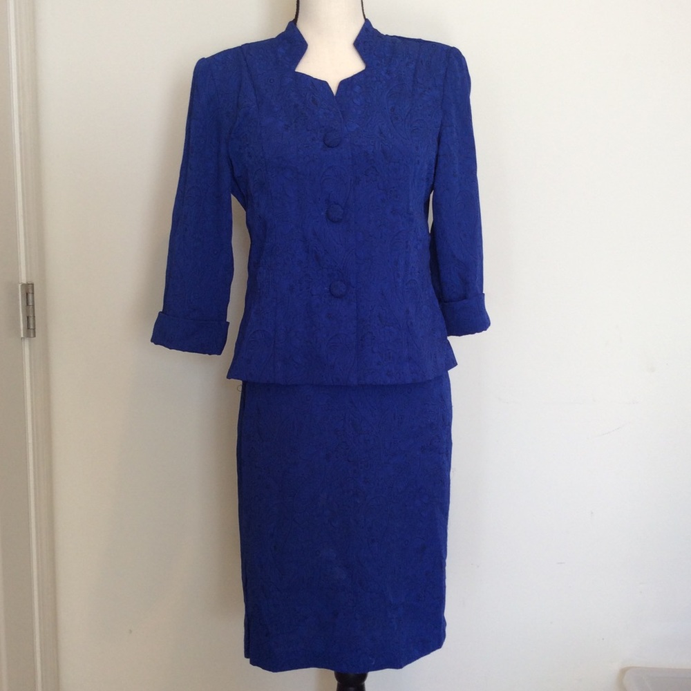 c.b. collections Skirt Suit with 3/4 sleeves